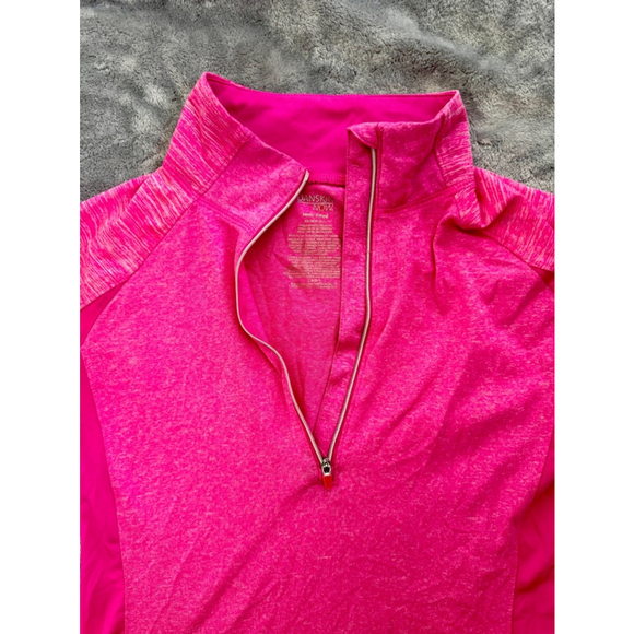 Danskin Dri More Semi Fitted XS Polyester Shades of Pink QuarterZip - Picture 6 of 8